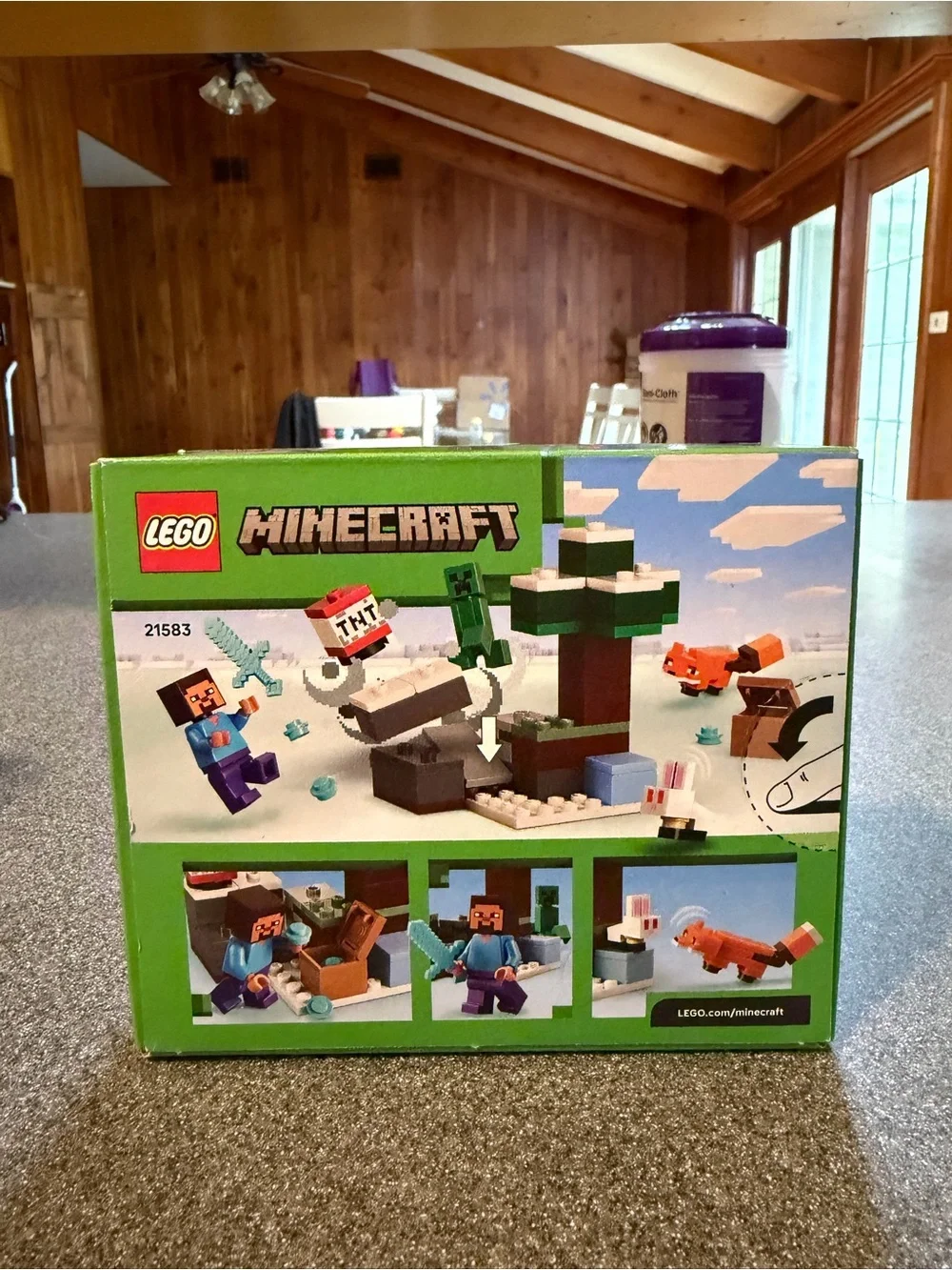 Lego Minecraft Steve's Taiga Adventure Set